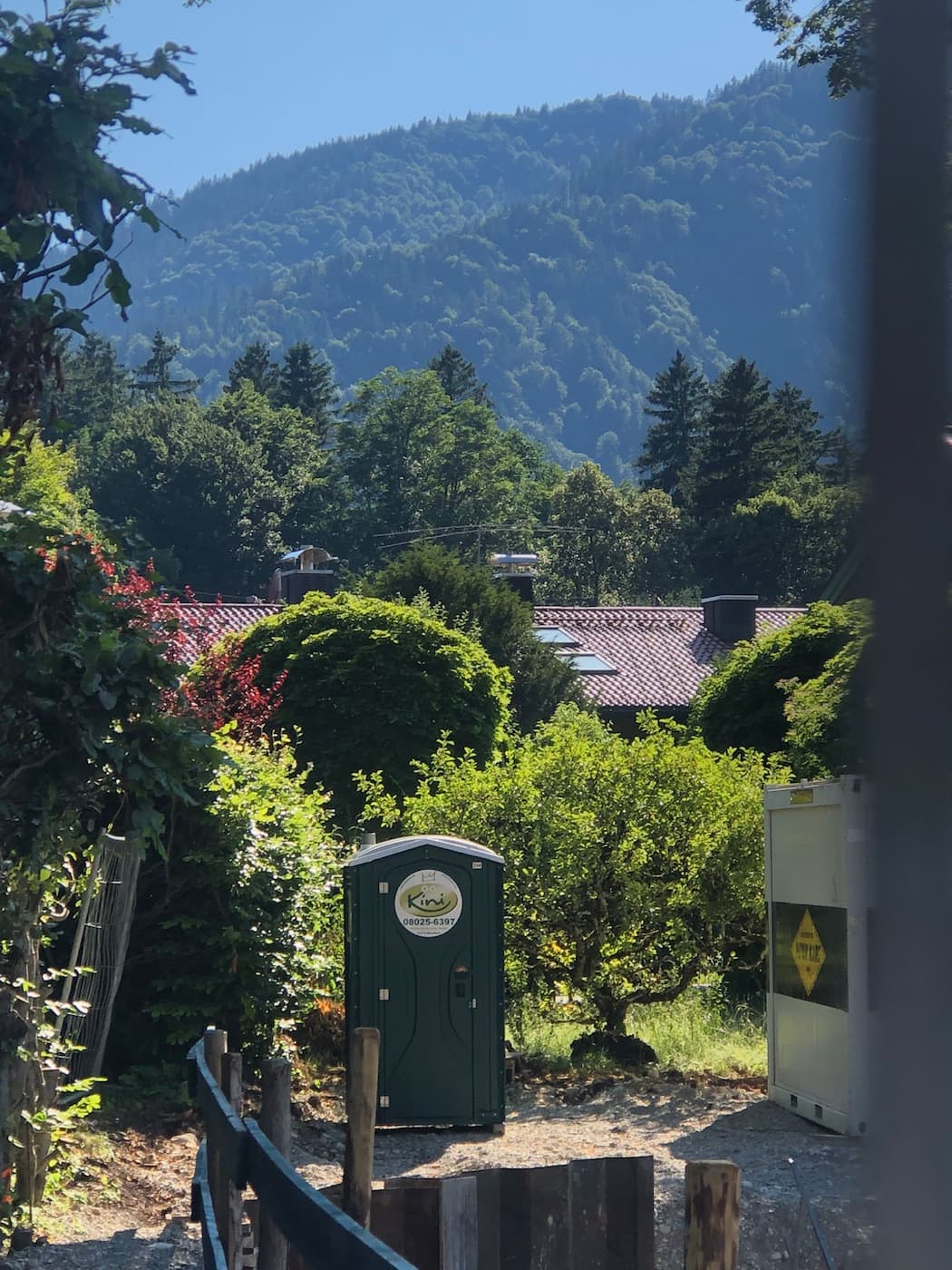 Als Privatperson Baustellentoilette mieten in Oberbayern