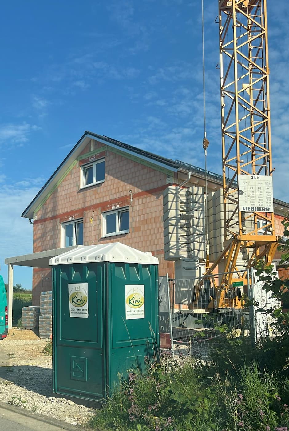 Baustellentoilette mieten als Privatperson in Oberbayern