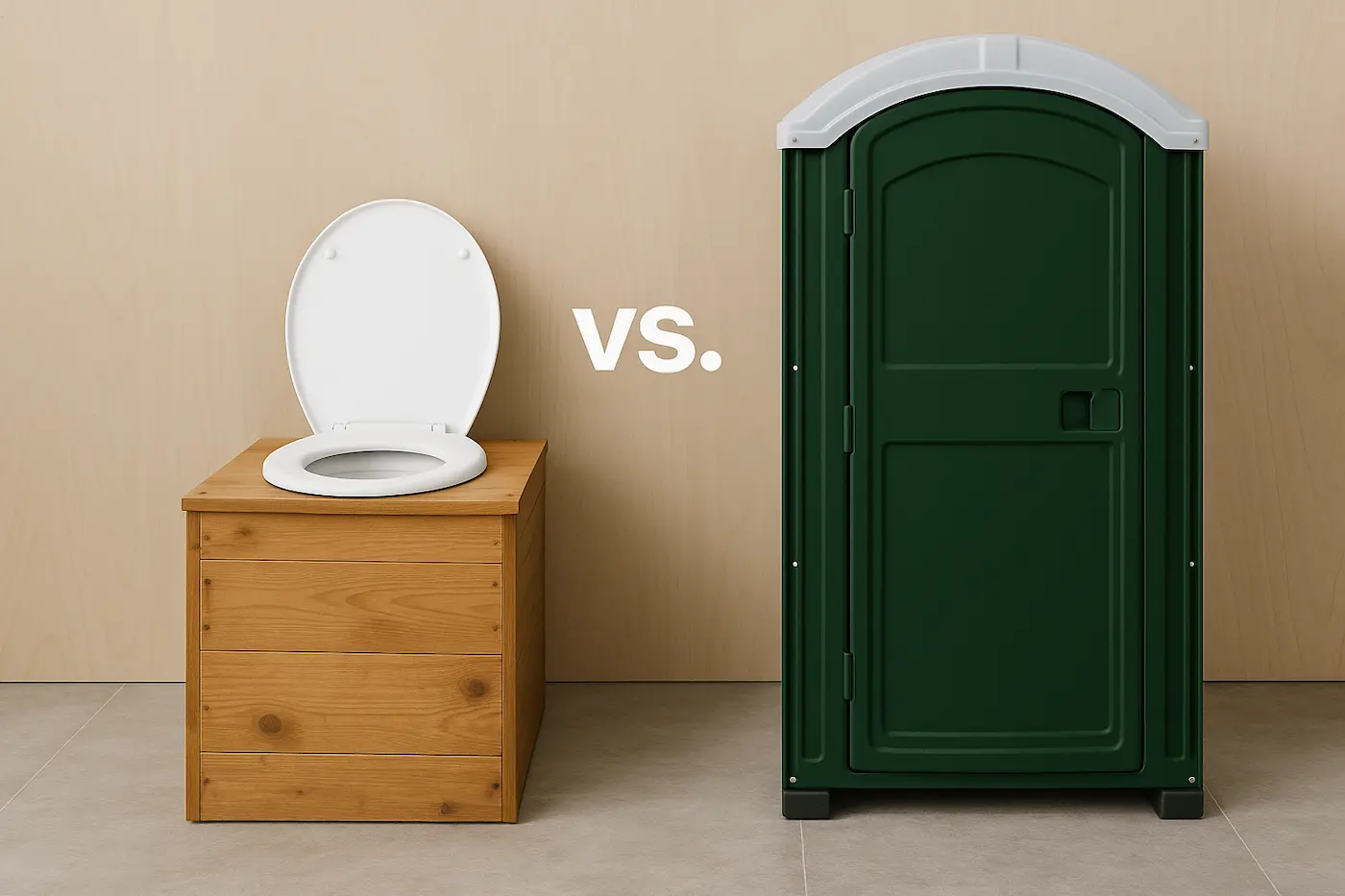 Komposttoilette kaufen oder mobile Toilette mieten? Was ist besser?