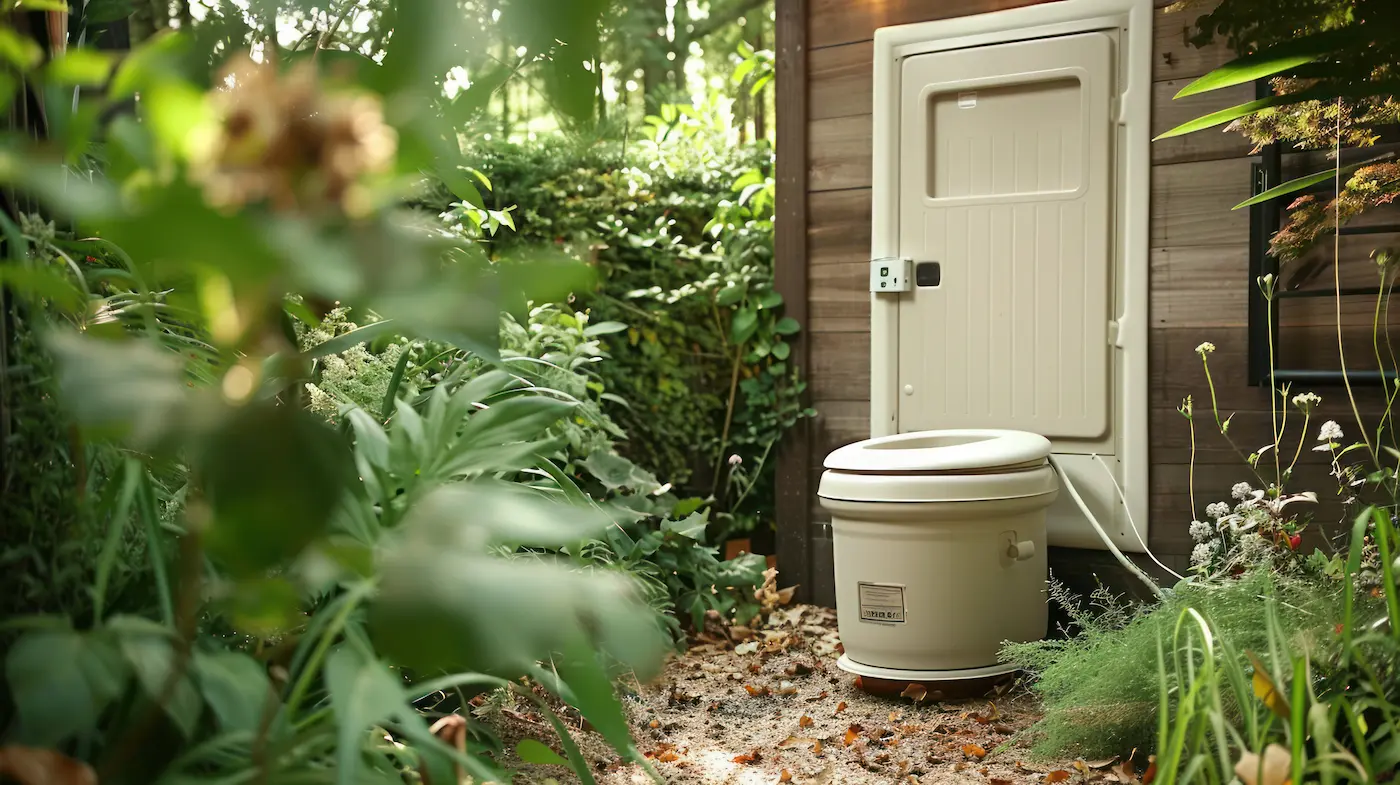 Komposttoilette für Garten ist die perfekte Option als Toilette für den Garten für Sommer und Winter